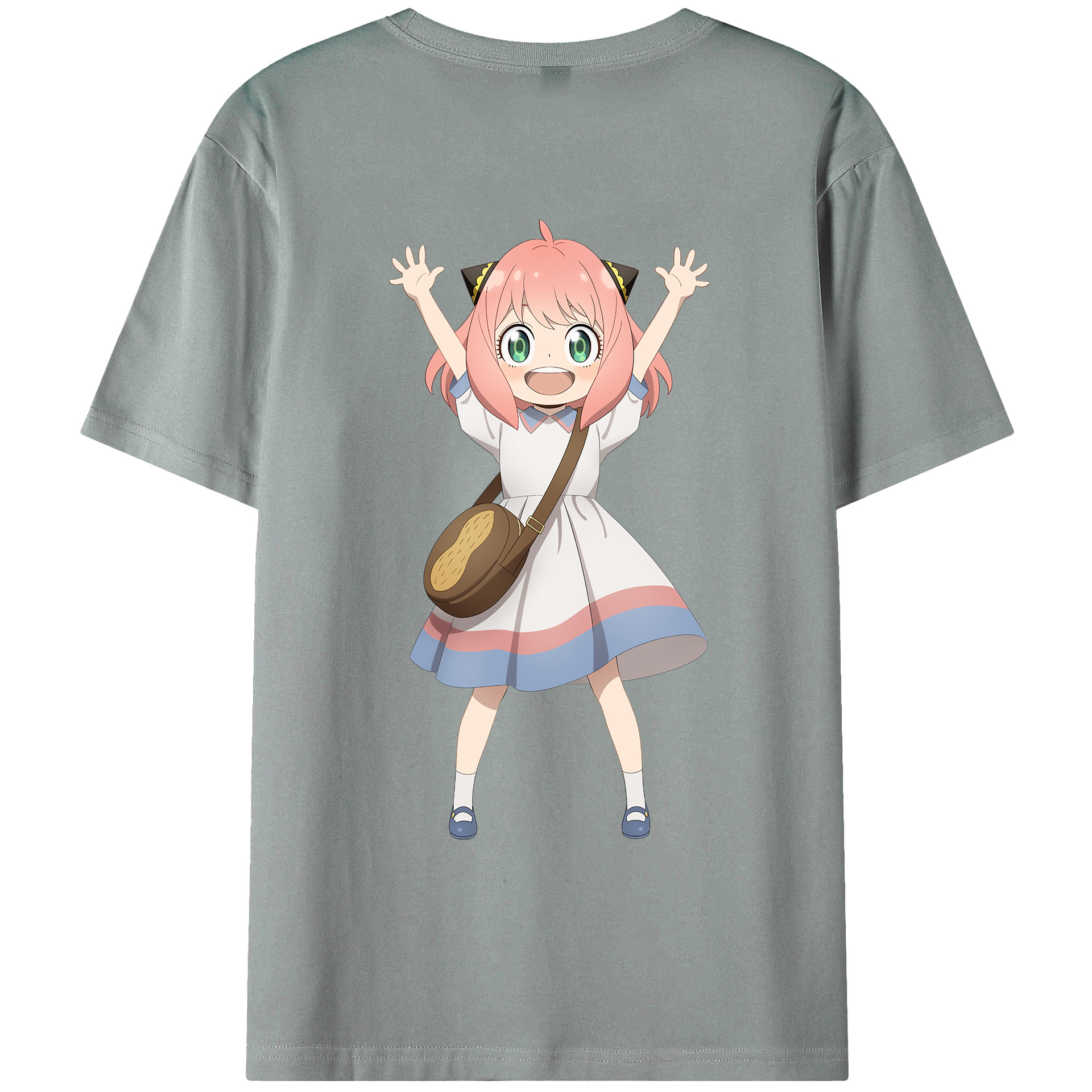 （画像用） SPY×FAMILY间谍家家酒 綿100％ メンズ半袖Tシャツ（バックプリント） 通気性